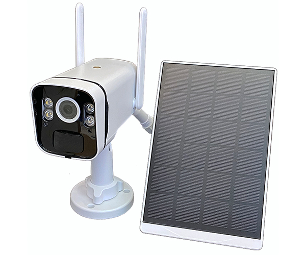 録画機能搭載防滴型ソーラー充電式赤外線暗視カメラ