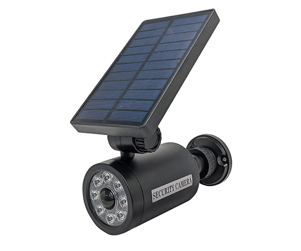 防雨型ソーラー充電式ダミーカメラ
